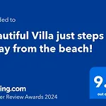Beautiful Villa Just Steps Away From The Beach!